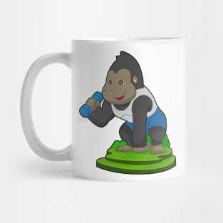 Gorilla Bodybuilding Dumbbell Mug